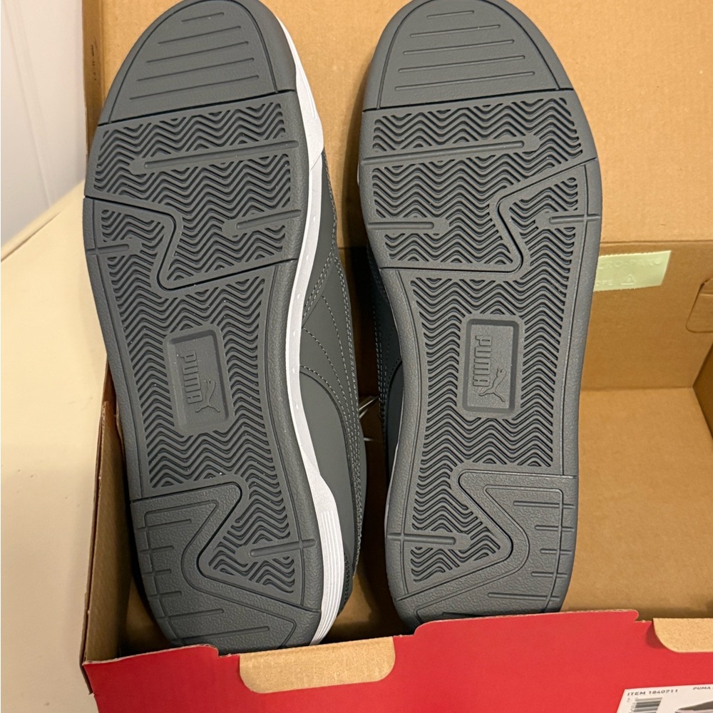 Puma Men's Charcoal Gray skate Sneakers - Picture 7 of 7